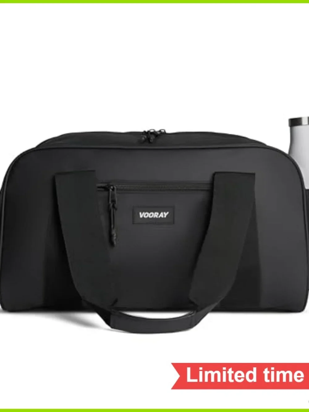 Gym Bag with Shoe Compartment, Water-Resistant Polyester Duffel for Travel